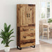 Bufet Lemn vechi 69,5 x 34 x 180 cm Lemn compozit - WALTI WALTI