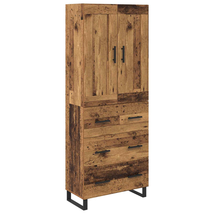 Bufet Lemn vechi 69,5 x 34 x 180 cm Lemn compozit - WALTI WALTI