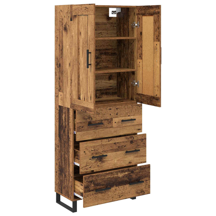 Bufet Lemn vechi 69,5 x 34 x 180 cm Lemn compozit - WALTI WALTI