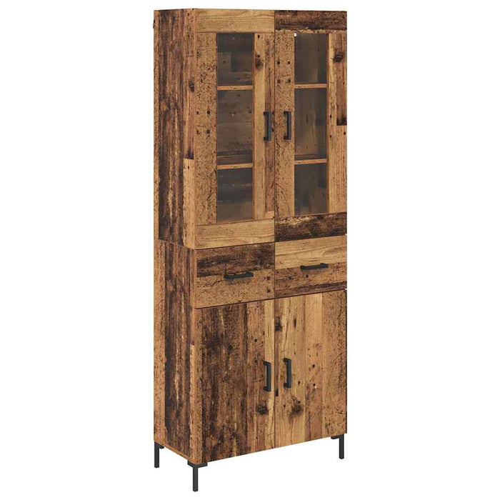 Bufet cu sertar 2 pcs Lemn vechi Lemn compozit - WALTI WALTI