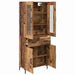 Bufet cu sertar 2 pcs Lemn vechi Lemn compozit - WALTI WALTI