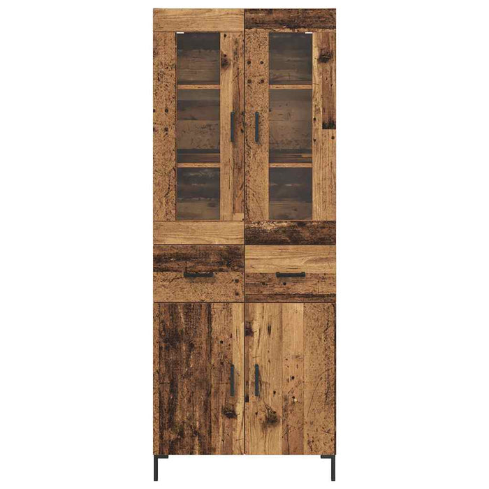Bufet cu sertar 2 pcs Lemn vechi Lemn compozit - WALTI WALTI