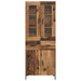 Bufet cu sertar 2 pcs Lemn vechi Lemn compozit - WALTI WALTI