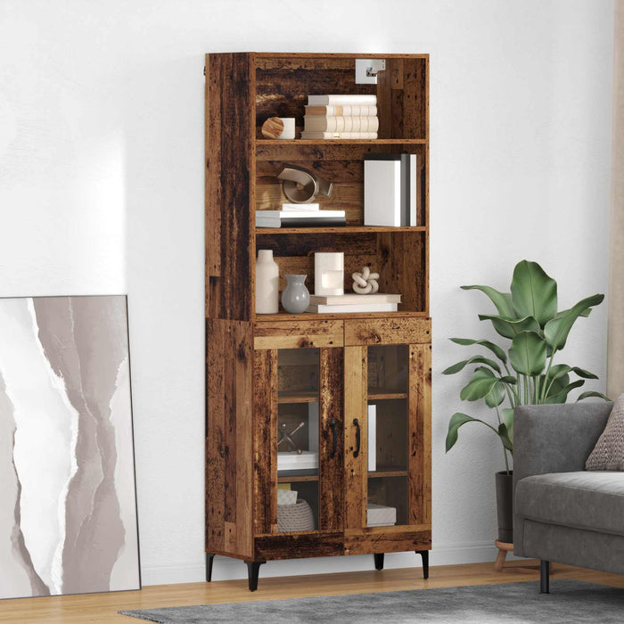 Bufet Lemn Vechi 69,5 x 34 x 180 cm Lemn compozit - WALTI WALTI