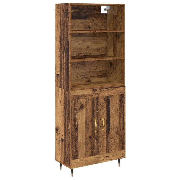 Bufet Lemn Vechi 69,5 x 34 x 180 cm Lemn compozit - WALTI WALTI