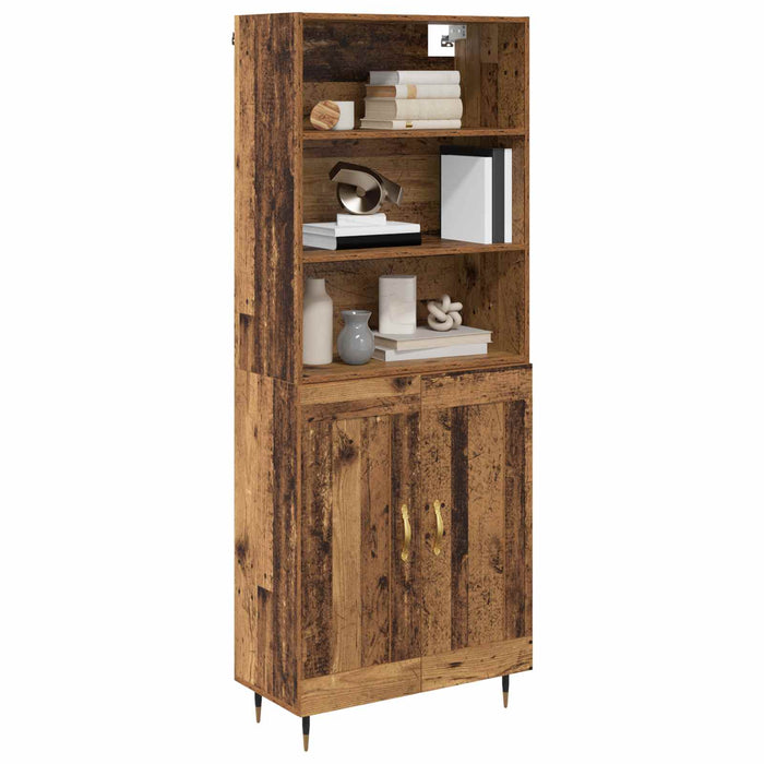 Bufet Lemn Vechi 69,5 x 34 x 180 cm Lemn compozit - WALTI WALTI