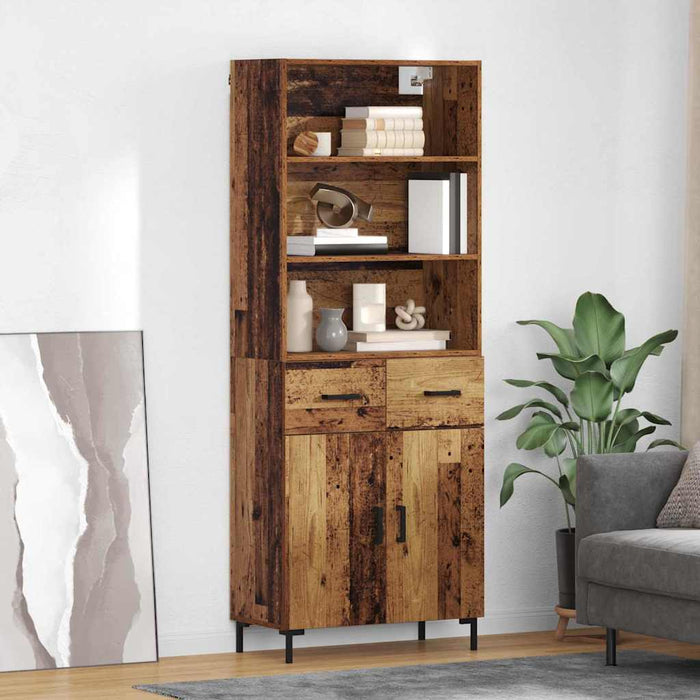 Bufet cu sertar Lemn vechi 69,5 x 34 x 180 cm Lemn compozit - WALTI WALTI