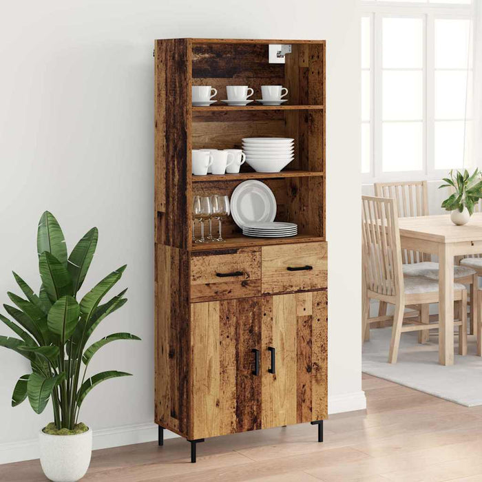 Bufet cu sertar Lemn vechi 69,5 x 34 x 180 cm Lemn compozit - WALTI WALTI