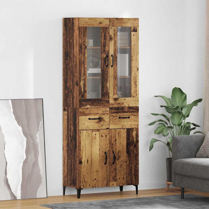 Bufet Pe perete Lemn Vechi 69,5 x 34 x 180 cm Lemn compozit - WALTI WALTI