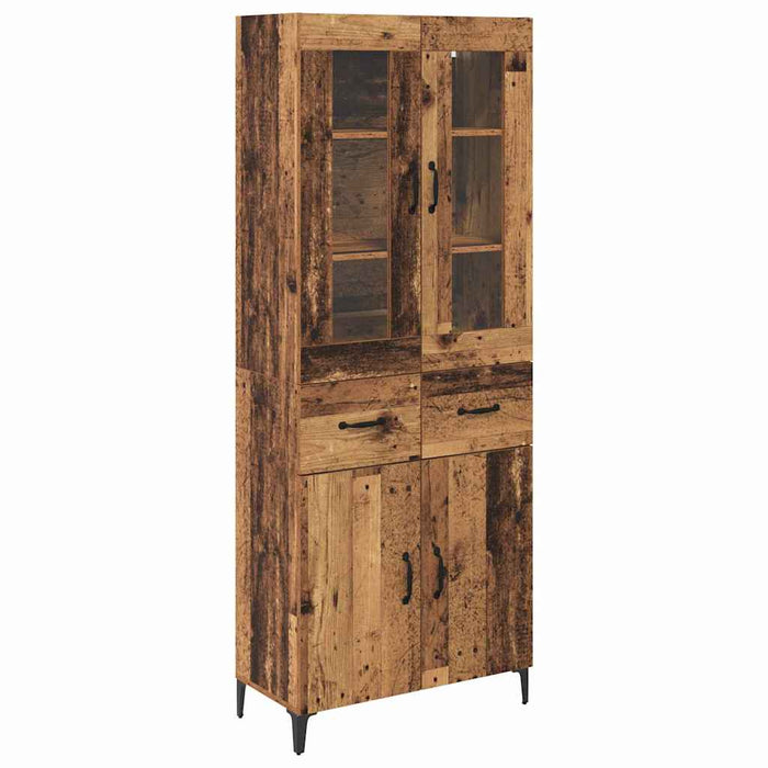 Bufet Pe perete Lemn Vechi 69,5 x 34 x 180 cm Lemn compozit - WALTI WALTI