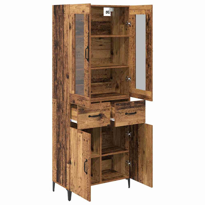 Bufet Pe perete Lemn Vechi 69,5 x 34 x 180 cm Lemn compozit - WALTI WALTI