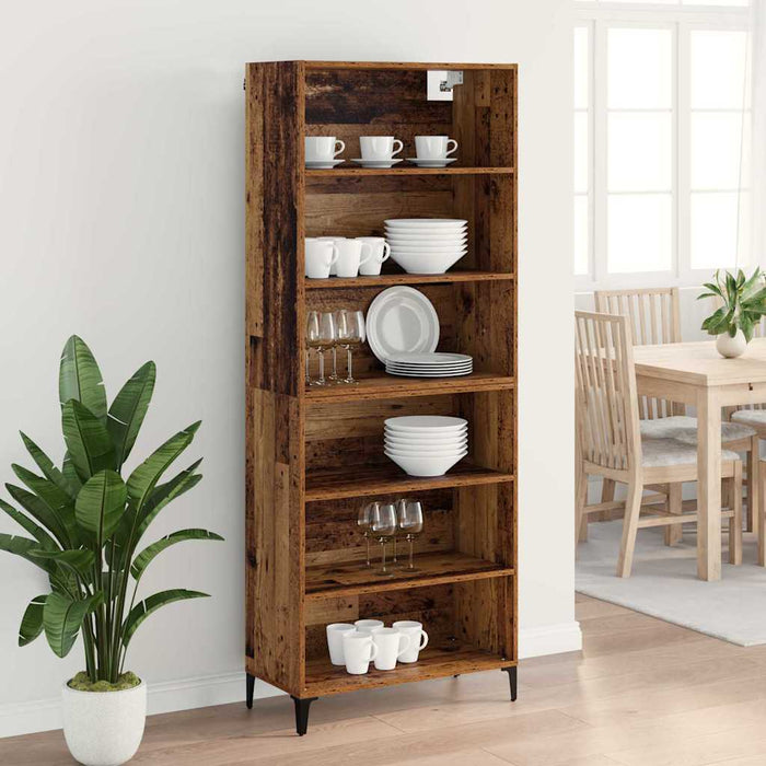 Bufet Lemn Vechi 69,5 x 34 x 180 cm Lemn compozit - WALTI WALTI