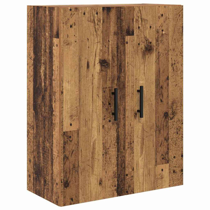 Bufet cu sertar 2 pcs Lemn Vechi Lemn Stratificat și Sticlă - WALTI WALTI