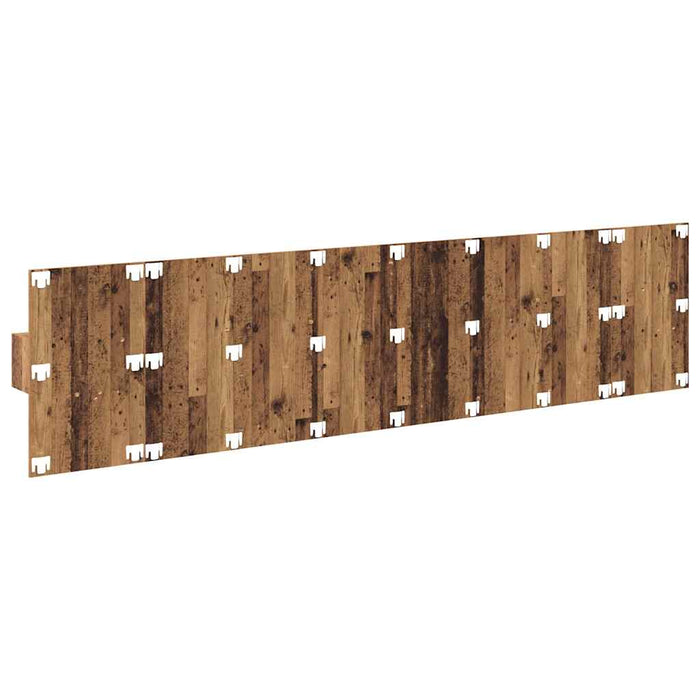 Tăblie cu Noptieră cu sertar 3 pcs Lemn Vechi Lemn compozit - WALTI WALTI
