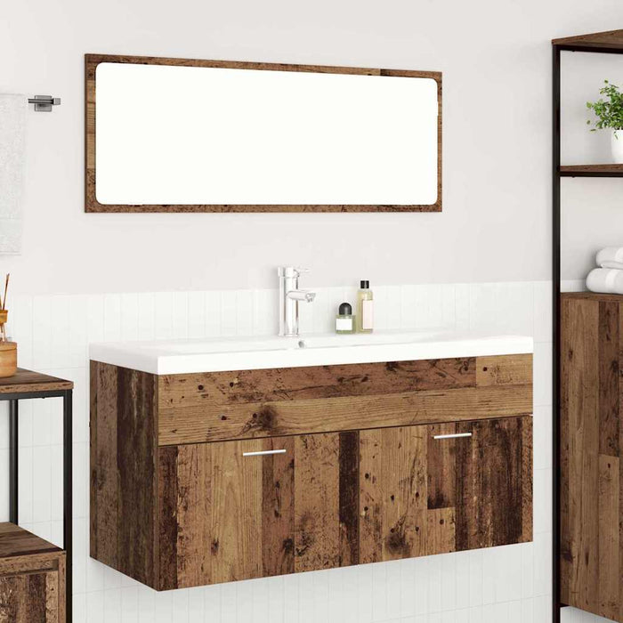 Dulap de Baie Lemn Vechi 100 x 38,5 x 46 cm Lemn compozit - WALTI WALTI