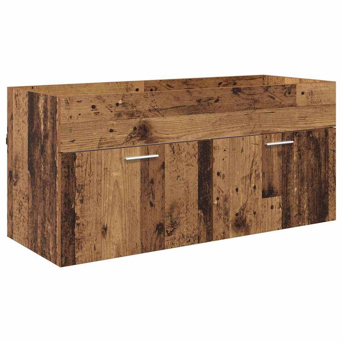 Dulap de Baie Lemn Vechi 100 x 38,5 x 46 cm Lemn compozit - WALTI WALTI