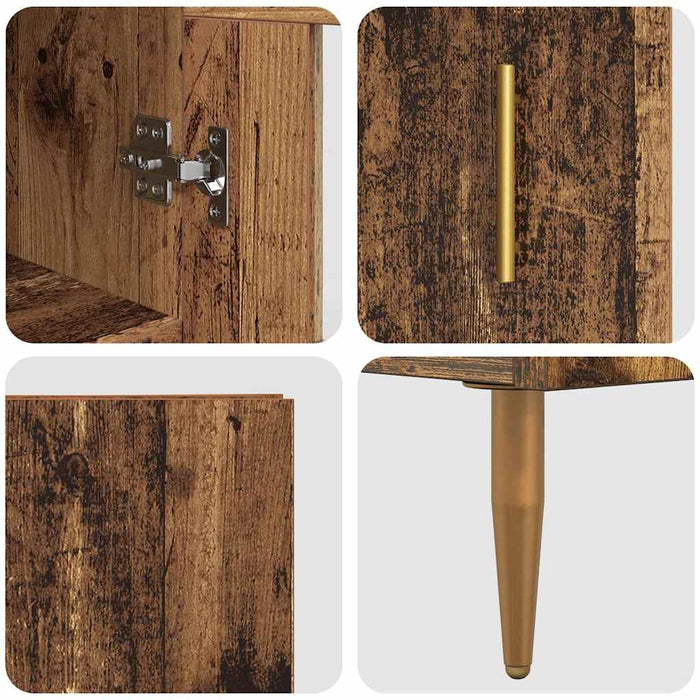 Bufet Lemn Vechi 34,5 x 34 x 180 cm Lemn compozit - WALTI WALTI
