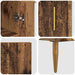 Bufet Lemn Vechi 34,5 x 34 x 180 cm Lemn compozit - WALTI WALTI