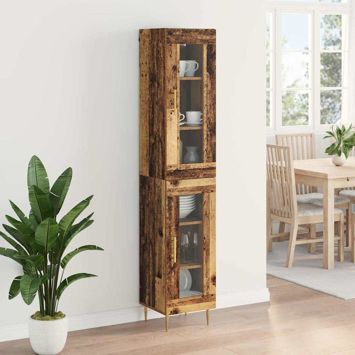 Bufet Lemn Vechi 34,5 x 34 x 180 cm Lemn compozit - WALTI WALTI