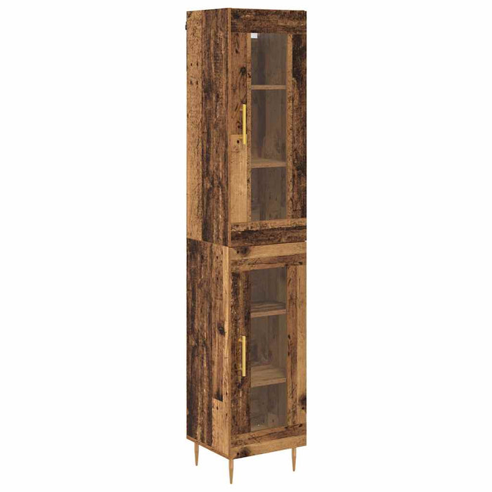 Bufet Lemn Vechi 34,5 x 34 x 180 cm Lemn compozit - WALTI WALTI
