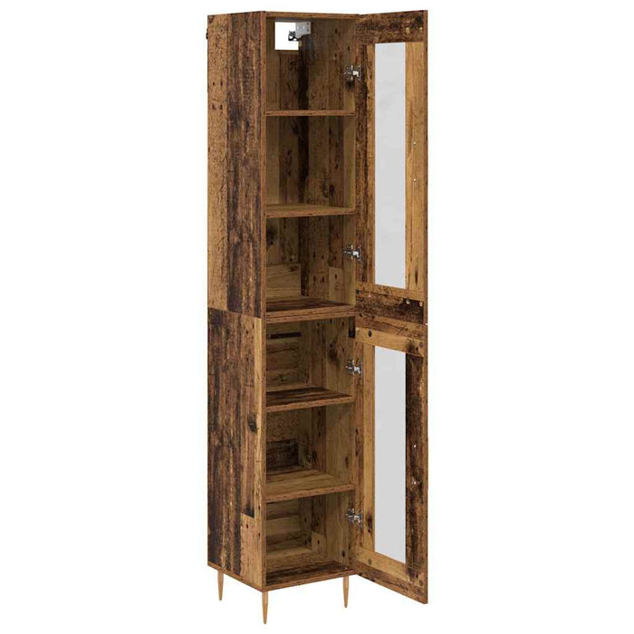 Bufet Lemn Vechi 34,5 x 34 x 180 cm Lemn compozit - WALTI WALTI