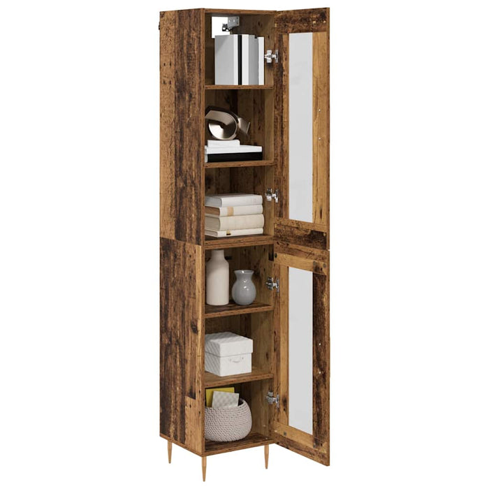 Bufet Lemn Vechi 34,5 x 34 x 180 cm Lemn compozit - WALTI WALTI