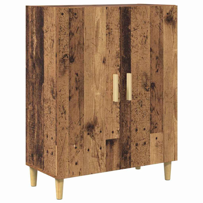 Bufet Lemn Vechi 69,5 x 34 x 180 cm Lemn Stratificat și Sticlă - WALTI WALTI