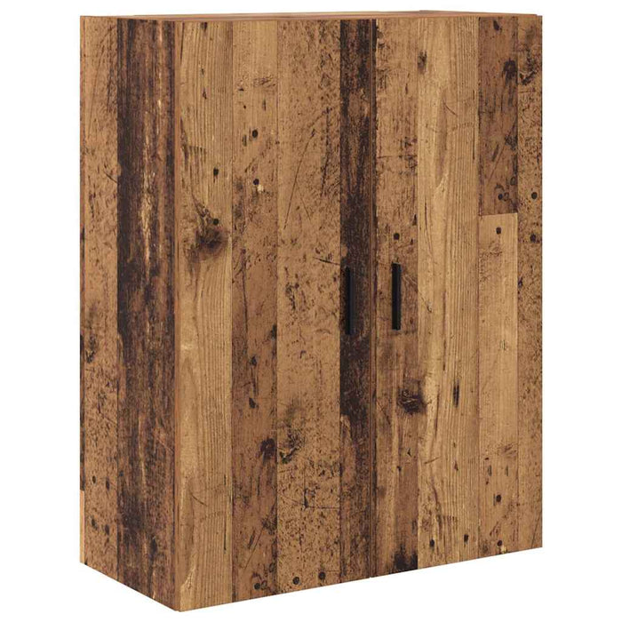 Bufet Lemn Vechi 69,5 x 34 x 180 cm Lemn Stratificat și Sticlă - WALTI WALTI
