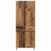 Bufet Lemn Vechi 69,5 x 34 x 180 cm Lemn Stratificat și Sticlă - WALTI WALTI