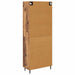 Bufet cu sertar 2 pcs Lemn Vechi Lemn Stratificat și Sticlă - WALTI WALTI