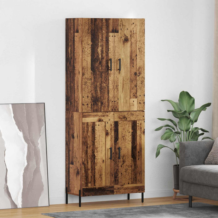Bufet Pe perete Lemn Vechi 69,5 x 34 x 180 cm Lemn compozit - WALTI WALTI