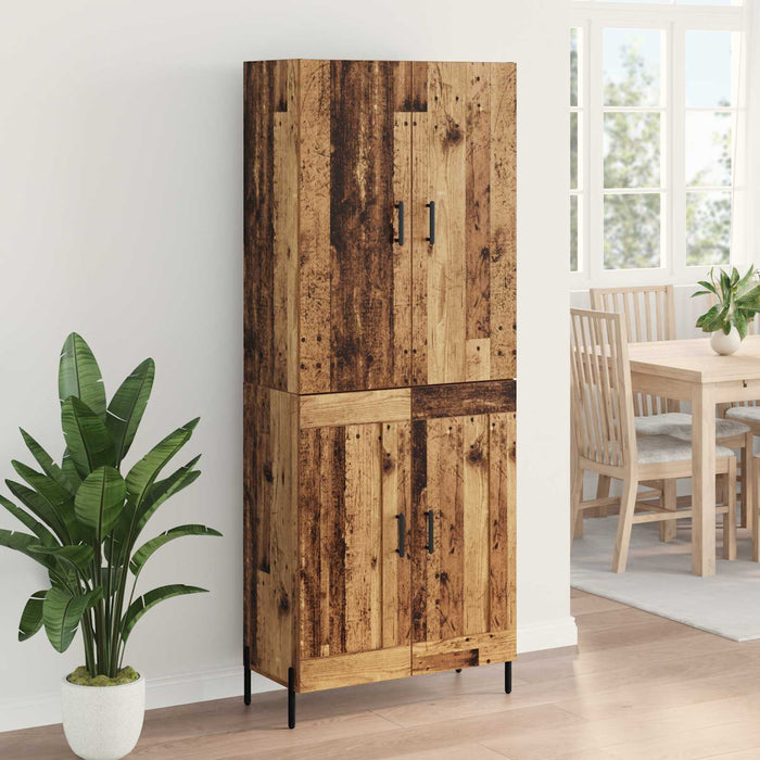 Bufet Pe perete Lemn Vechi 69,5 x 34 x 180 cm Lemn compozit - WALTI WALTI