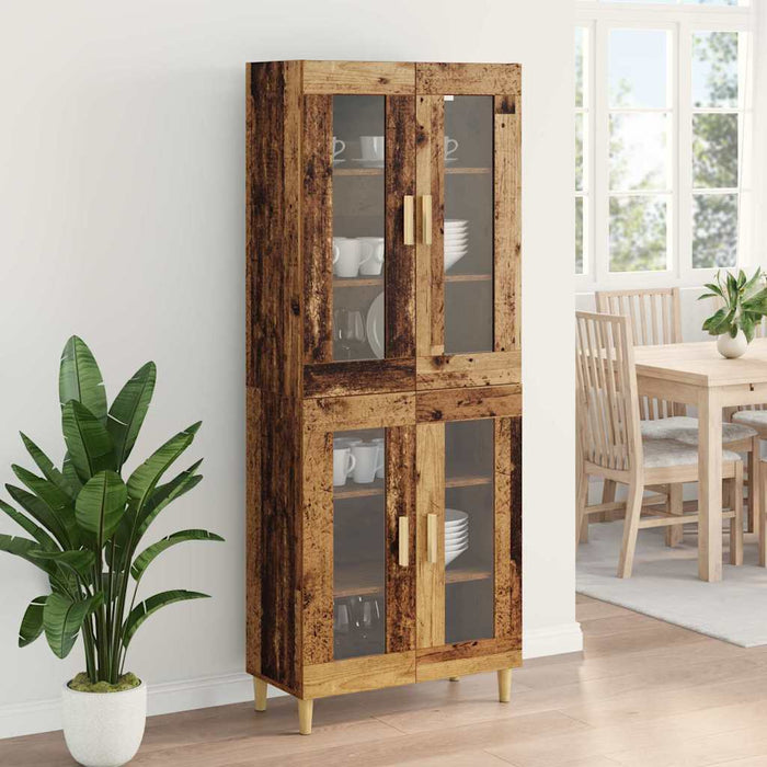 Bufet Lemn Vechi 69,5 x 34 x 180 cm Lemn compozit - WALTI WALTI