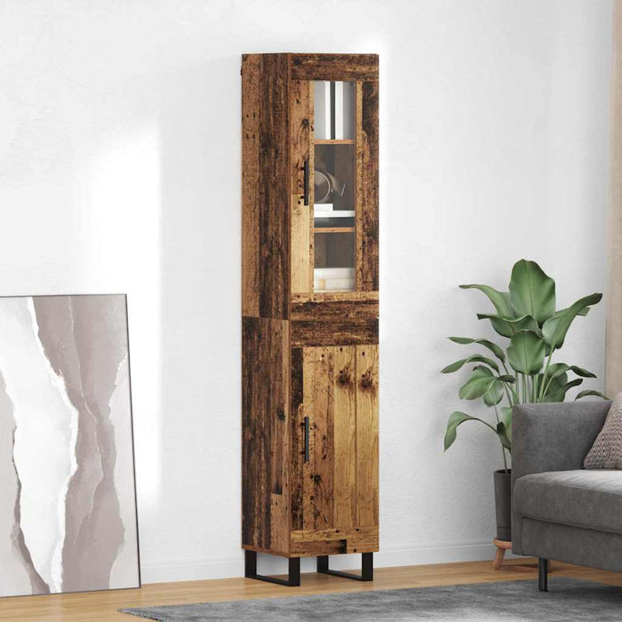 Bufet Lemn Vechi 34,5 x 34 x 180 cm Lemn compozit - WALTI WALTI