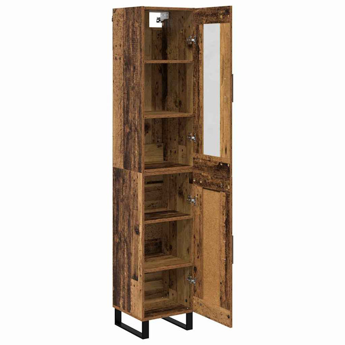 Bufet Lemn Vechi 34,5 x 34 x 180 cm Lemn compozit - WALTI WALTI
