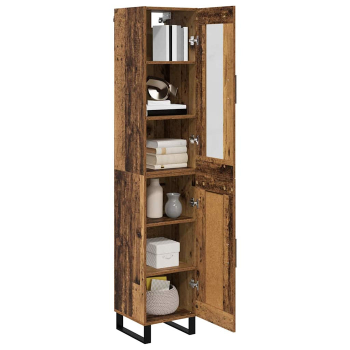 Bufet Lemn Vechi 34,5 x 34 x 180 cm Lemn compozit - WALTI WALTI