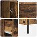 Bufet cu sertar Lemn Vechi 34,5 x 34 x 180 cm Lemn compozit - WALTI WALTI