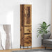 Bufet cu sertar Lemn Vechi 34,5 x 34 x 180 cm Lemn compozit - WALTI WALTI