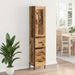 Bufet cu sertar Lemn Vechi 34,5 x 34 x 180 cm Lemn compozit - WALTI WALTI