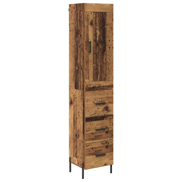 Bufet cu sertar Lemn Vechi 34,5 x 34 x 180 cm Lemn compozit - WALTI WALTI