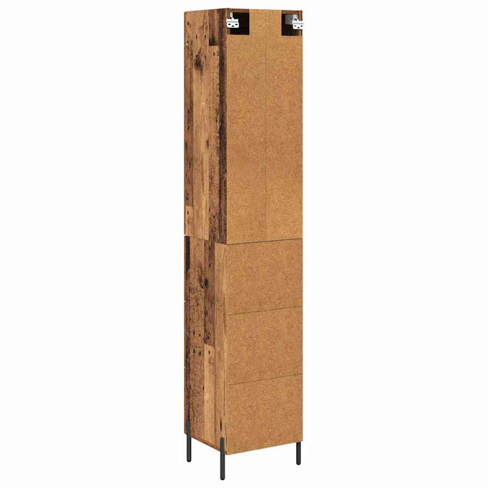 Bufet cu sertar Lemn Vechi 34,5 x 34 x 180 cm Lemn compozit - WALTI WALTI