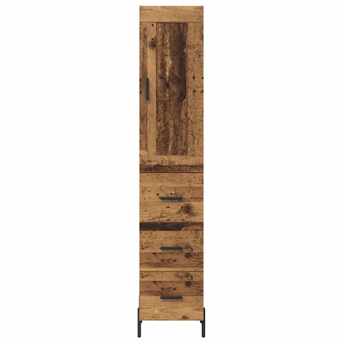 Bufet cu sertar Lemn Vechi 34,5 x 34 x 180 cm Lemn compozit - WALTI WALTI