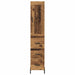 Bufet cu sertar Lemn Vechi 34,5 x 34 x 180 cm Lemn compozit - WALTI WALTI