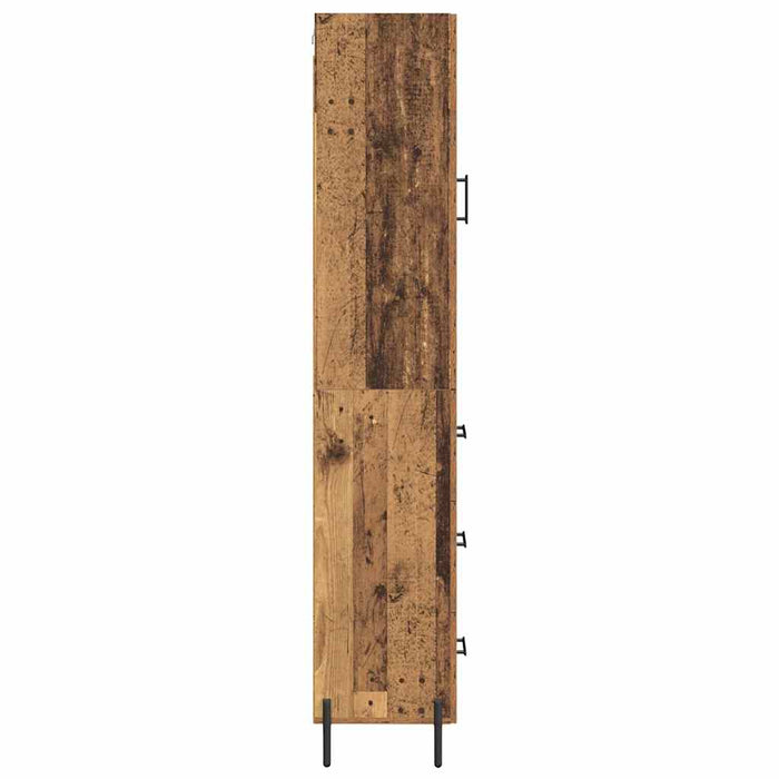 Bufet cu sertar Lemn Vechi 34,5 x 34 x 180 cm Lemn compozit - WALTI WALTI