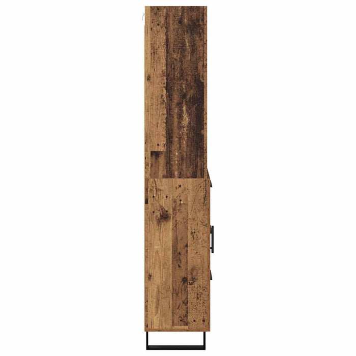 Bufet cu sertar 2 pcs Lemn vechi Lemn compozit - WALTI WALTI