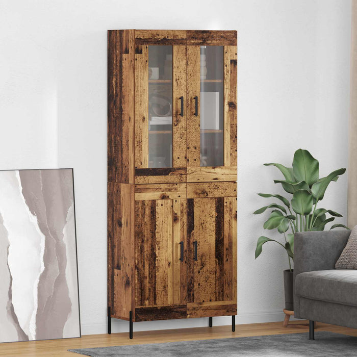 Bufet Pe perete Lemn Vechi 69,5 x 34 x 180 cm Lemn compozit - WALTI WALTI