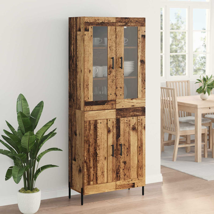 Bufet Pe perete Lemn Vechi 69,5 x 34 x 180 cm Lemn compozit - WALTI WALTI
