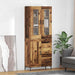 Bufet cu sertar 2 pcs Lemn vechi Lemn compozit - WALTI WALTI