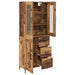 Bufet cu sertar 2 pcs Lemn vechi Lemn compozit - WALTI WALTI