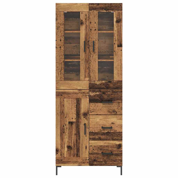 Bufet cu sertar 2 pcs Lemn vechi Lemn compozit - WALTI WALTI